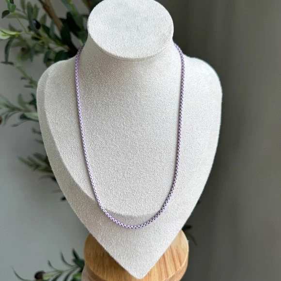 14k Plated Enameled Colorful Chain Necklaces - Picture 5 of 11